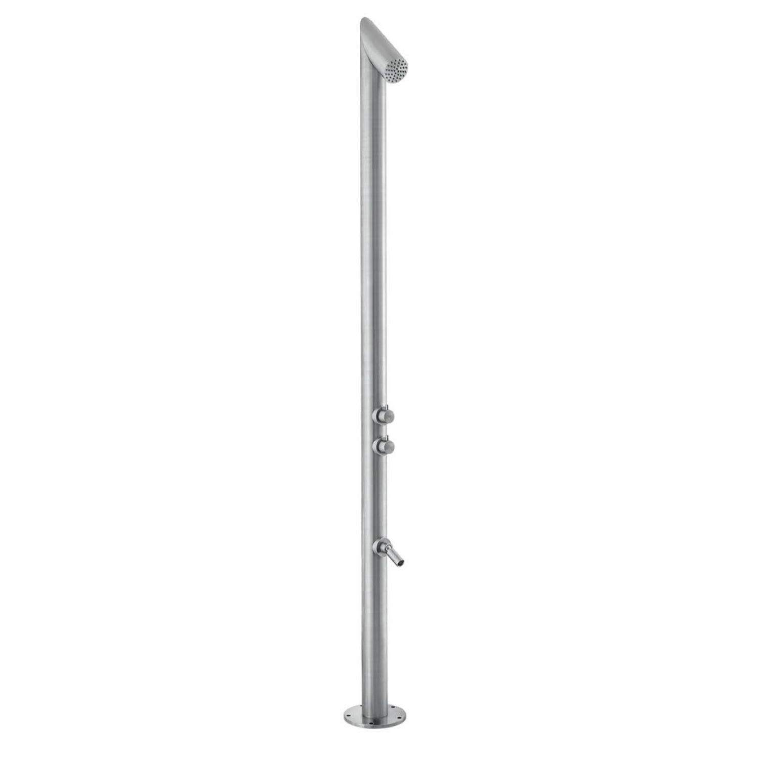 Sen cây ngoài trời có vòi rửa chân bằng stainless steel - 60005
