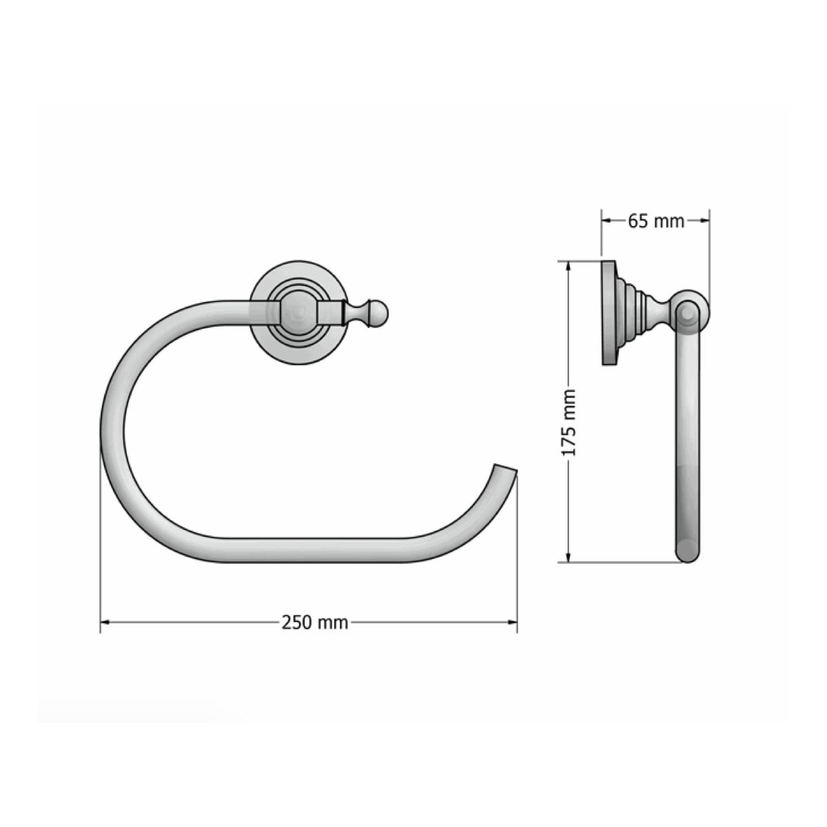  Móc treo khăn tắm Elina - 6509 