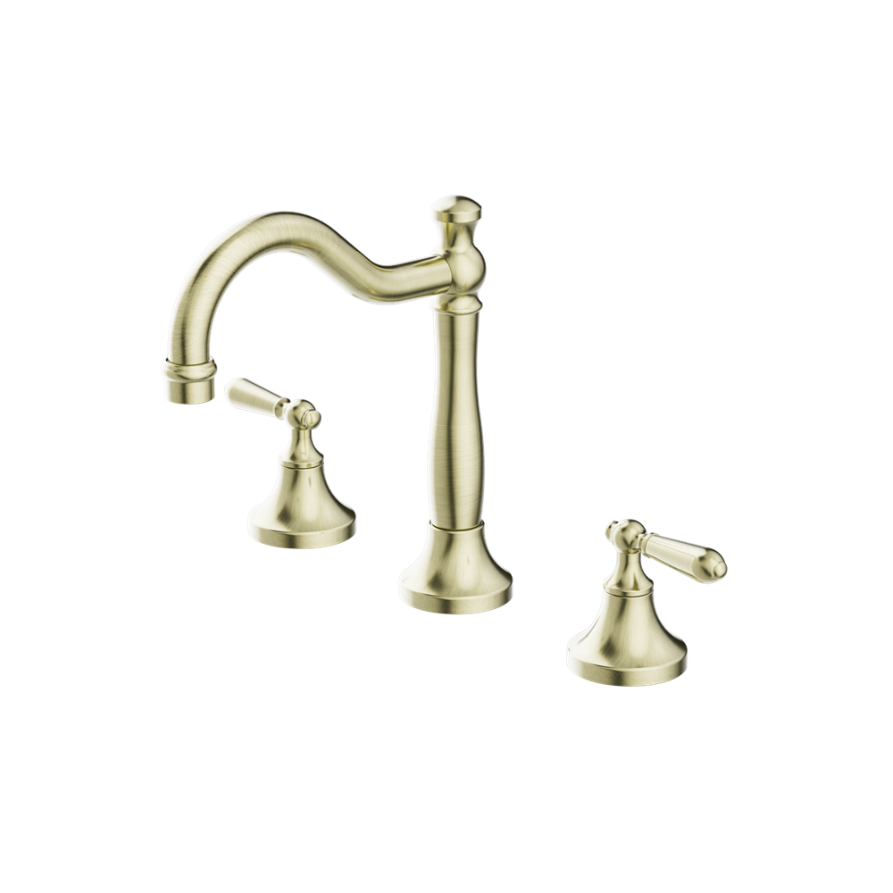 Vòi chậu lavabo 3 lỗ bằng đồng Kory - 692102a02