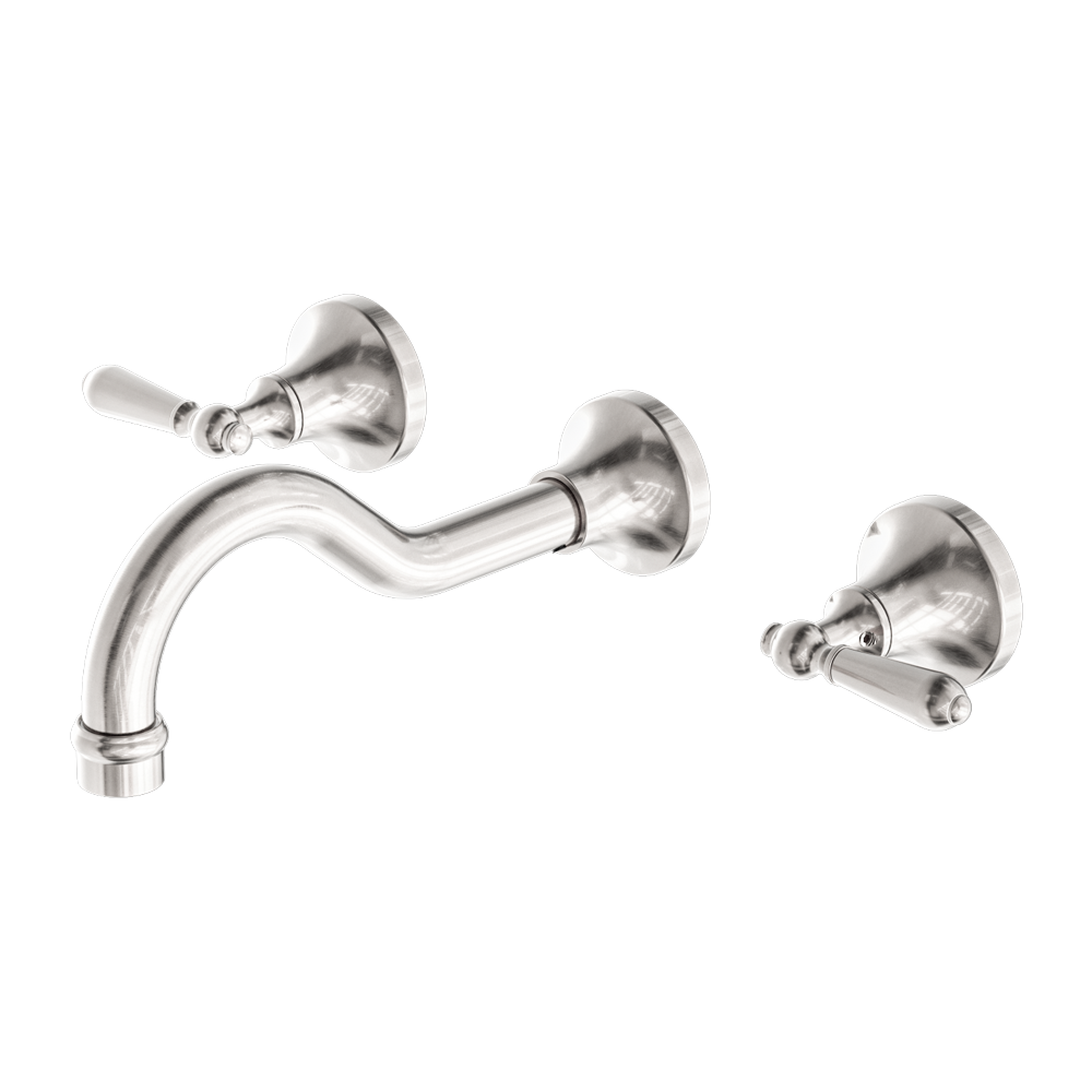 Vòi chậu lavabo gắn tường bằng đồng Kory - 692107a02