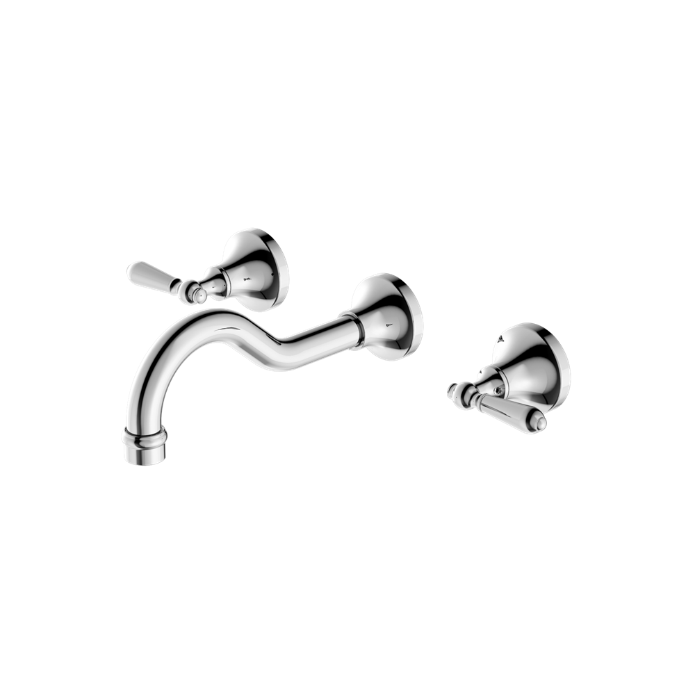 Vòi chậu lavabo gắn tường bằng đồng Kory - 692107a02
