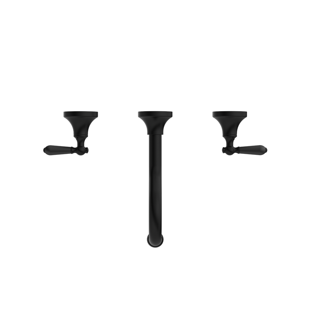 Vòi chậu lavabo gắn tường bằng đồng Kory - 692107a02