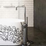  Vòi bồn tắm gắn sàn Soho stainless steel - 7003112 