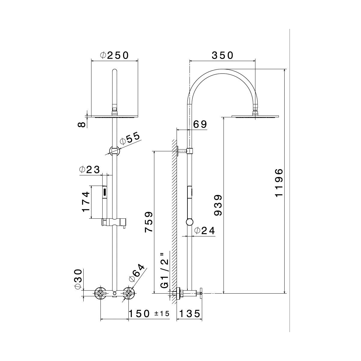  Sen cây gắn tường Blink - 70852 