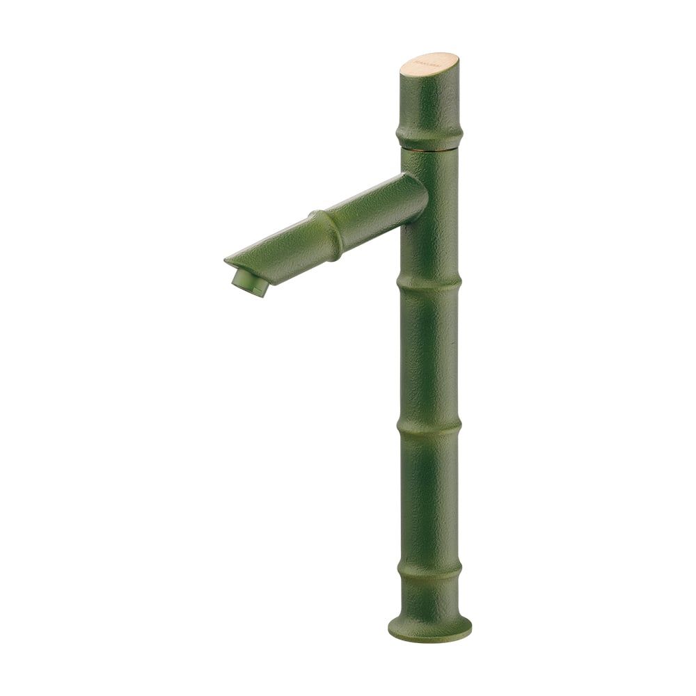 Vòi chậu lavabo cây tre xanh cao 299mm MIRA