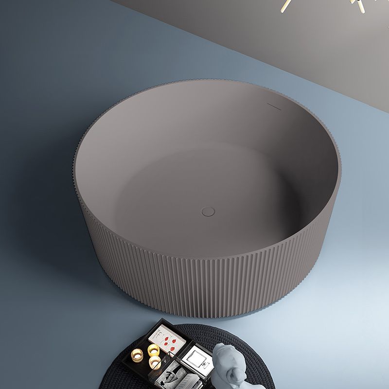 Bồn tắm acrylic hình tròn Ø1500mm - 7689WT-Grey