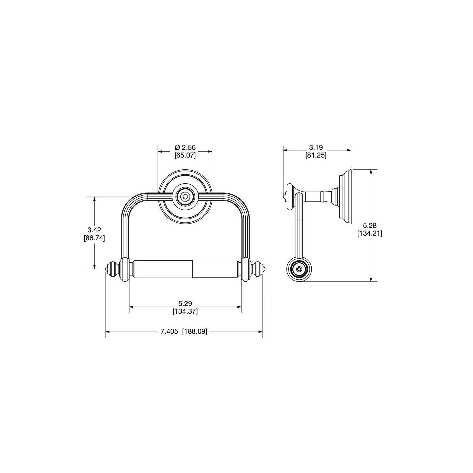  Móc treo giấy vệ sinh không nắp chụp Malachite SW - 3535-MALA 