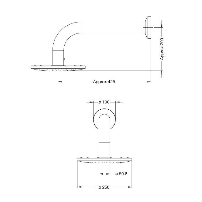 Sen vòi ngoài trời gắn tường ss316 marine grade stainless steel - Raren