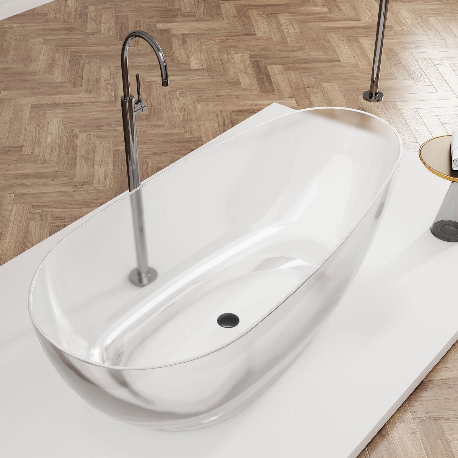 Bồn tắm trong suốt - 8208T