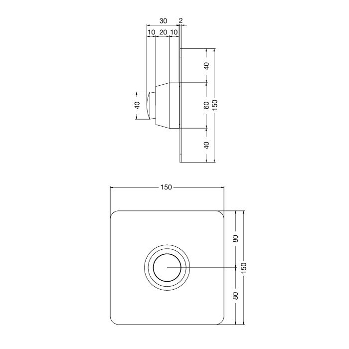 Sen vòi ngoài trời gắn tường tự tắt nước ss316 marine grade stainless steel - Raren Time