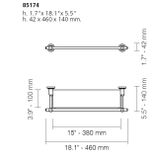  Kệ kính treo tường 460mm Scala - 85174 