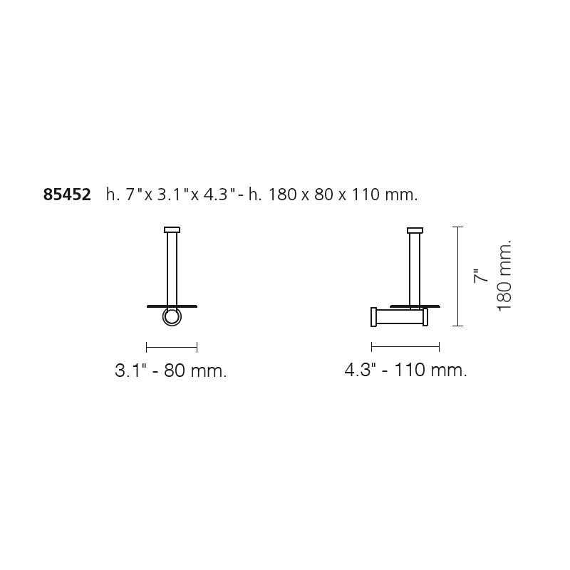  Lô giấy vệ sinh không nắp chụp Gaudi - 85452 