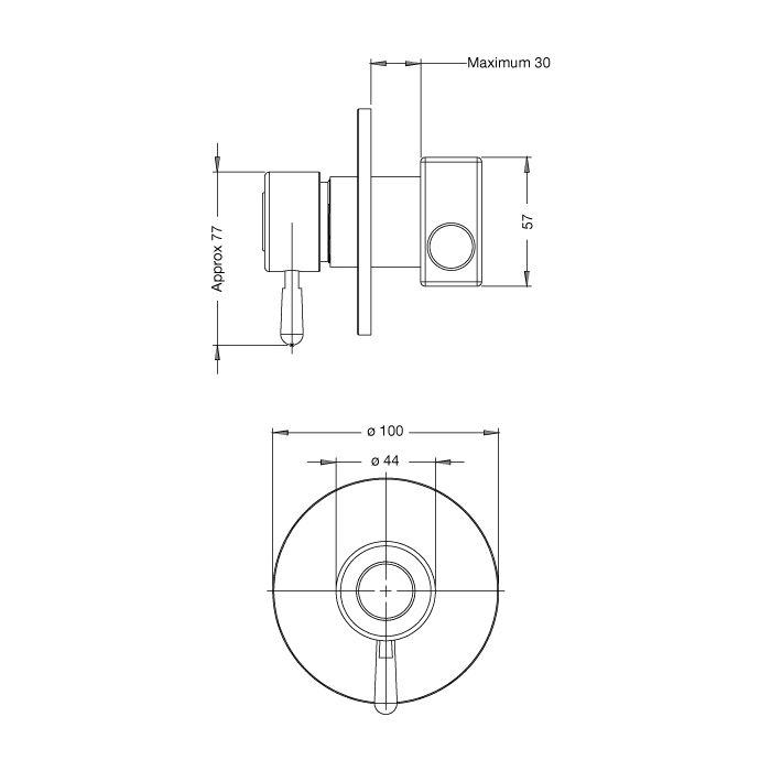 Sen vòi ngoài trời gắn tường ss316 marine grade stainless steel - Raren