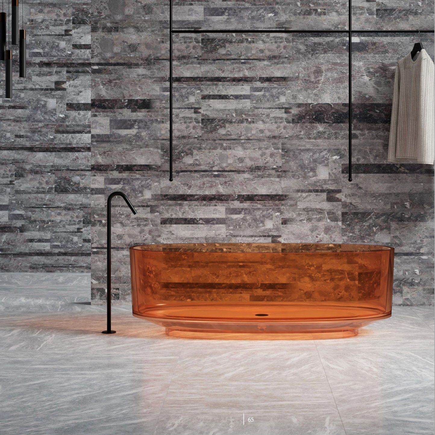 Bồn tắm trong suốt - 8707T