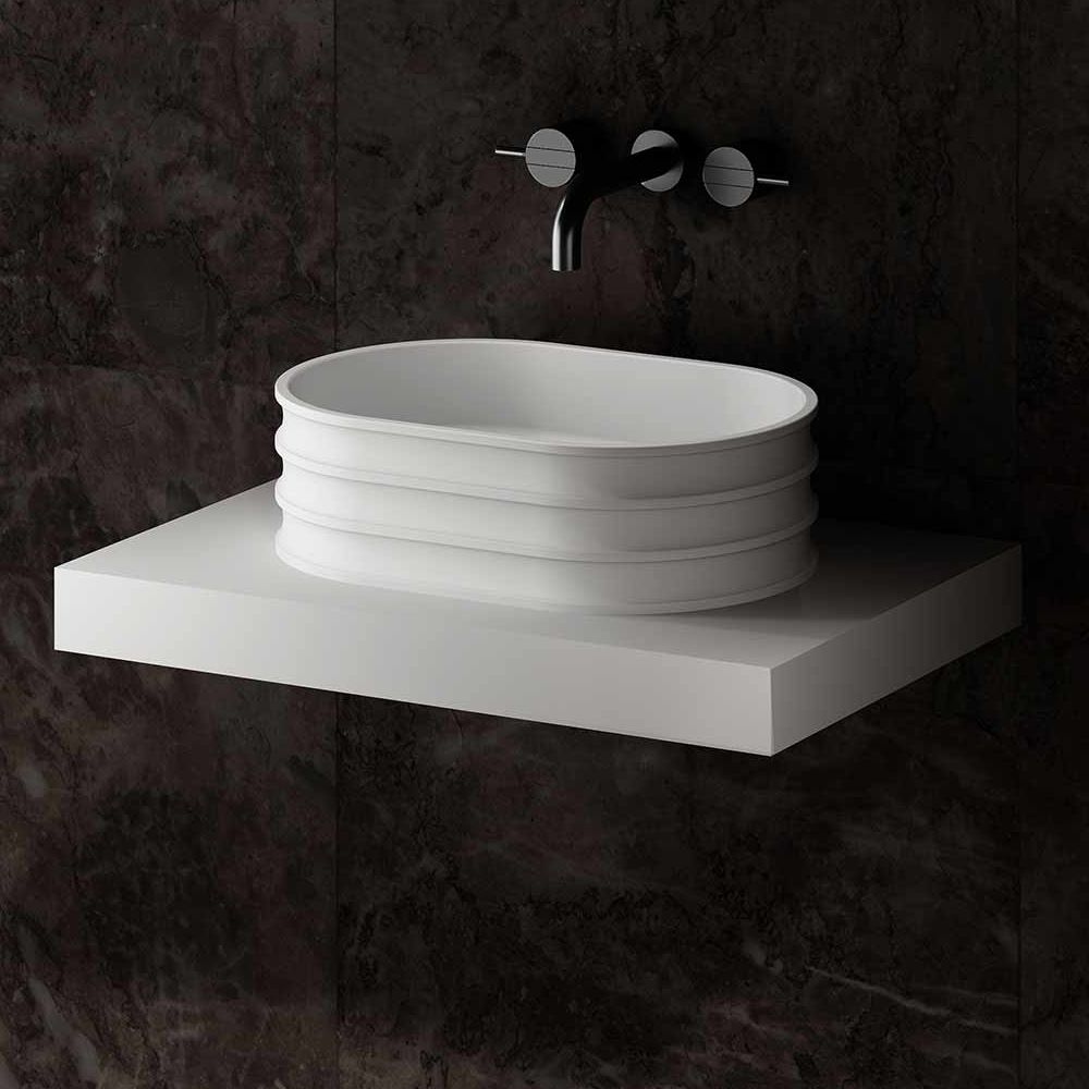  Chậu lavabo đặt bàn bằng solid surface - 8801 