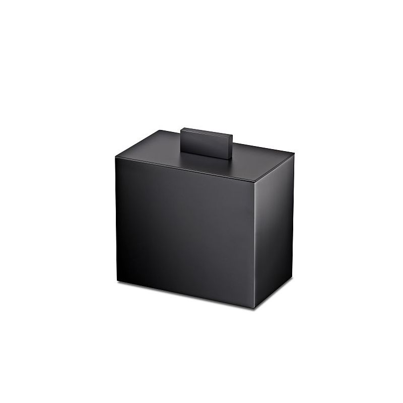 Hũ đựng bông tẩy trang bằng đồng để bàn Serie Black - 88701
