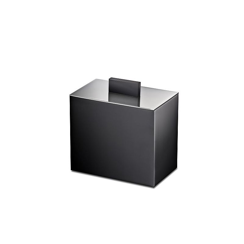 Hũ đựng bông tẩy trang bằng đồng để bàn Serie Black - 88703
