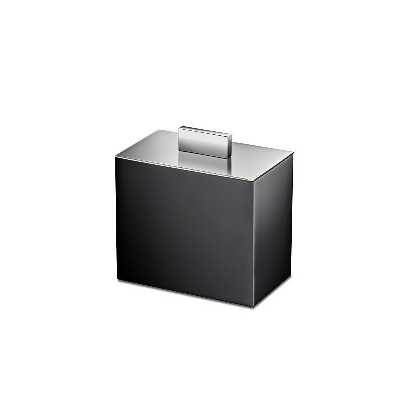  Hũ đựng bông tẩy trang bằng đồng để bàn Serie Black - 88704 