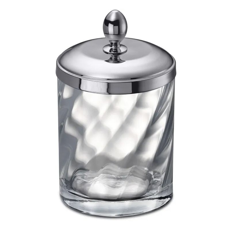 Hũ đựng bông tẩy trang pha lê Spiral - 88804