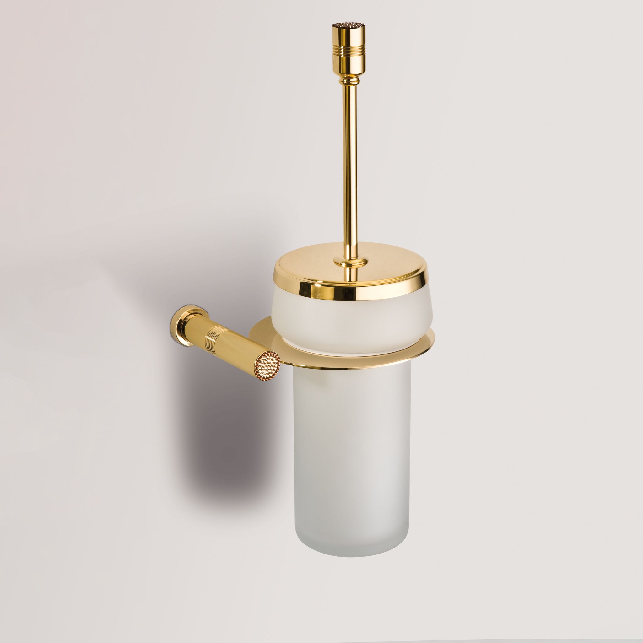 Cọ chà vệ sinh toilet nạm pha lê Swarovski Star Light Round - 89160M