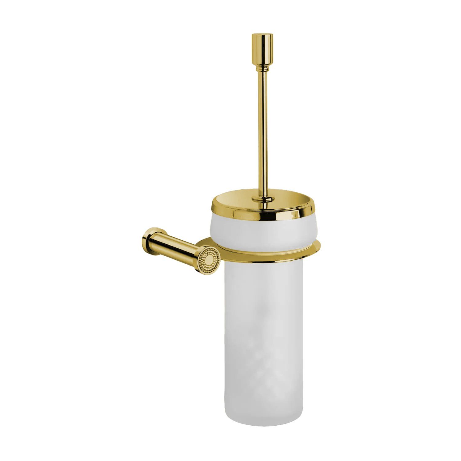 Cọ chà vệ sinh toilet treo tường nạm pha lê Swarovski Shine Light Round - 89639M