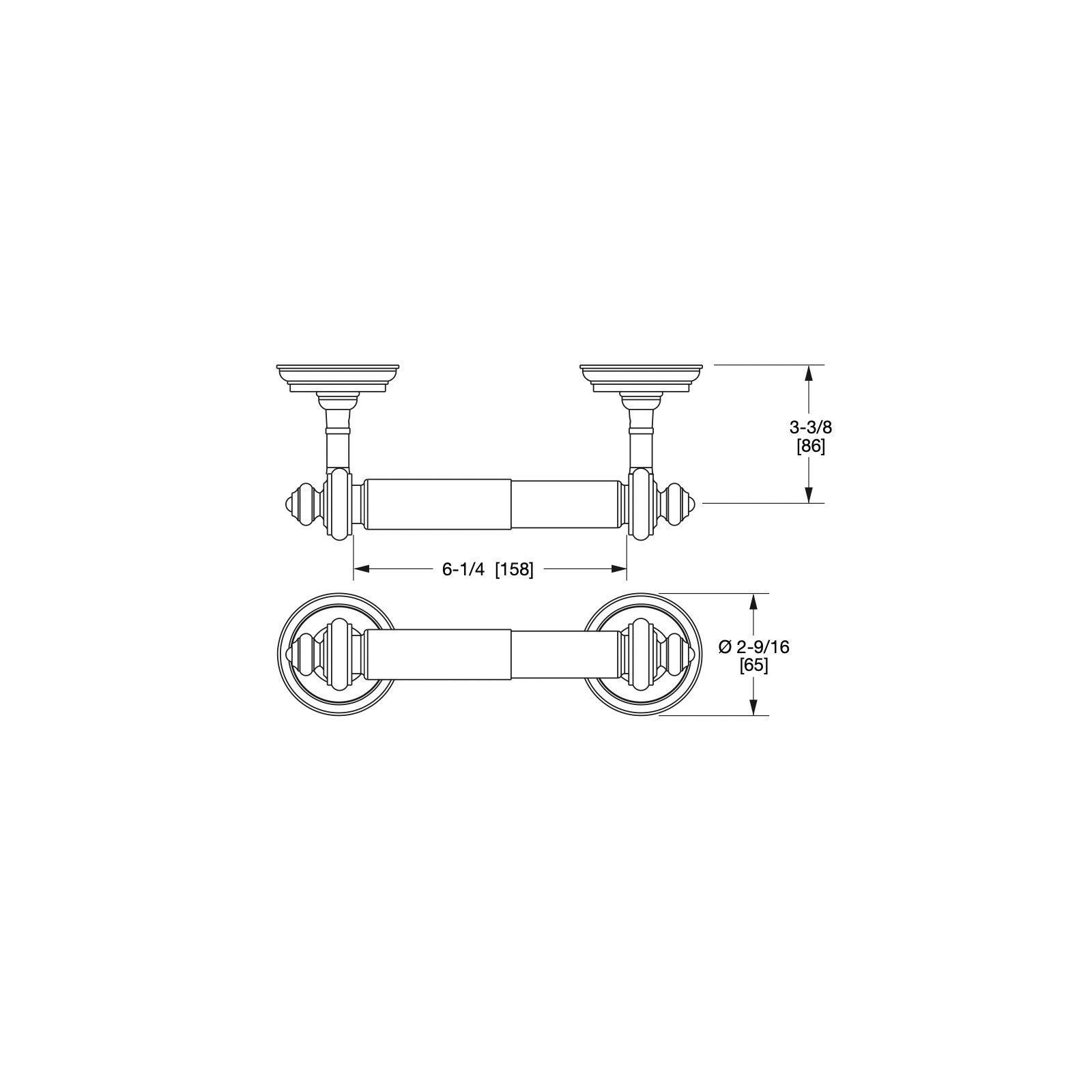  Móc treo giấy vệ sinh không nắp chụp Malachite SW - 3535-DP-MALA 