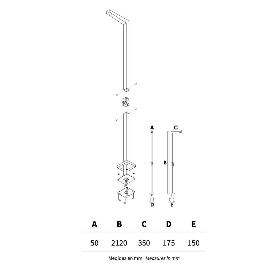 Sen cây ngoài trời bằng AISI 316L stainless steel (chống thời tiết đại dương) - AQA90