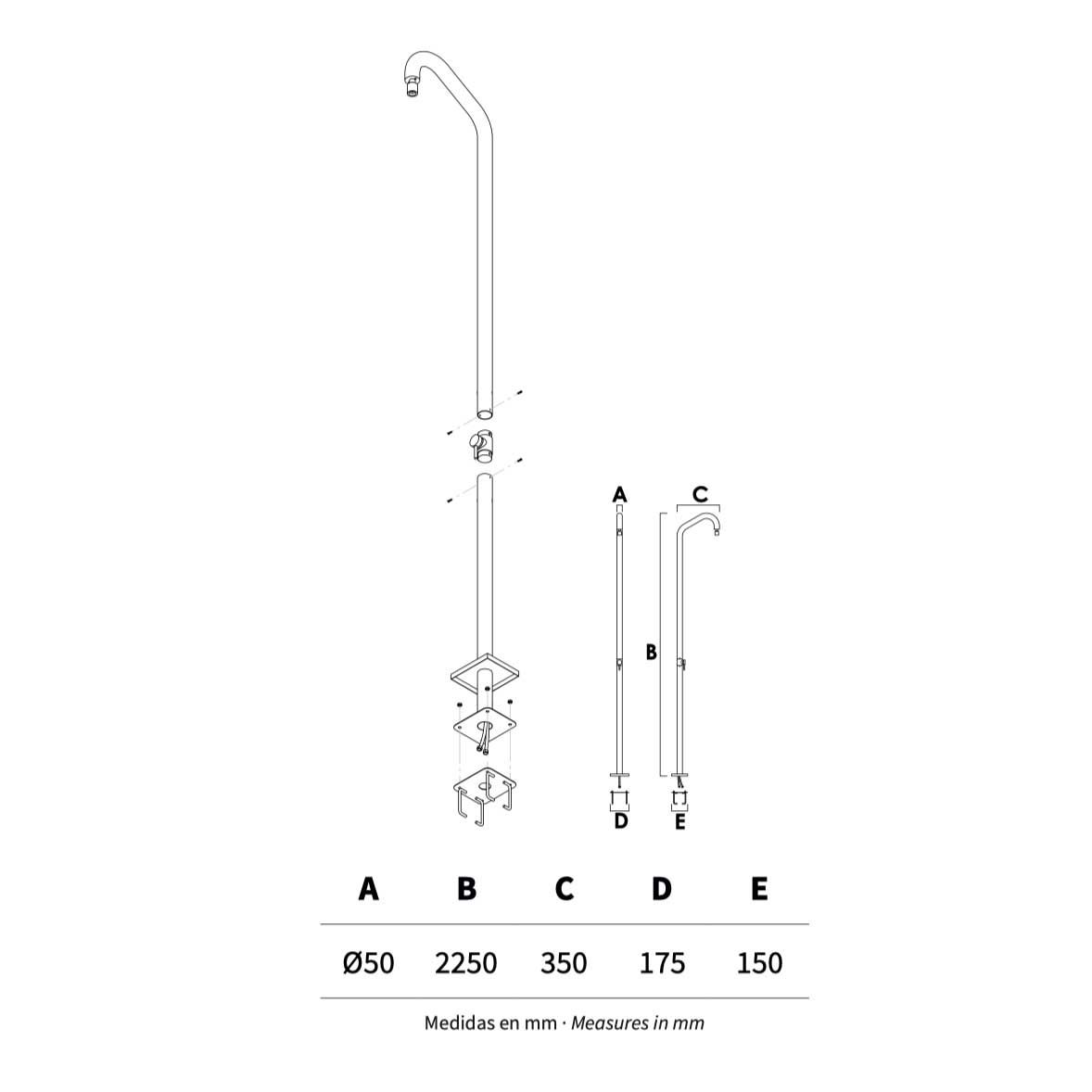 Sen cây ngoài trời bằng AISI 316L stainless steel (chống thời tiết đại dương) - AQA93