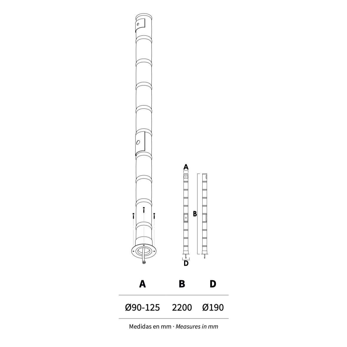 Sen cây ngoài trời nước lạnh bằng AISI 316L stainless steel (chống thời tiết đại dương) - AQA94
