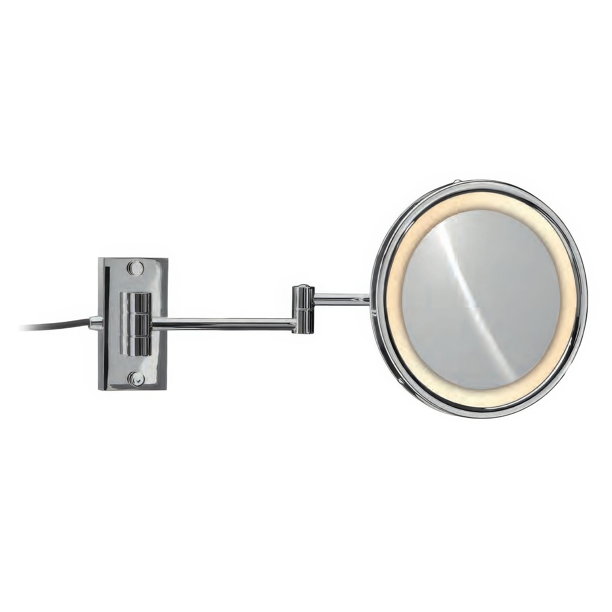Gương trang điểm treo tường Ø230mm LED lạnh/ấm Windisch - 99287/99257