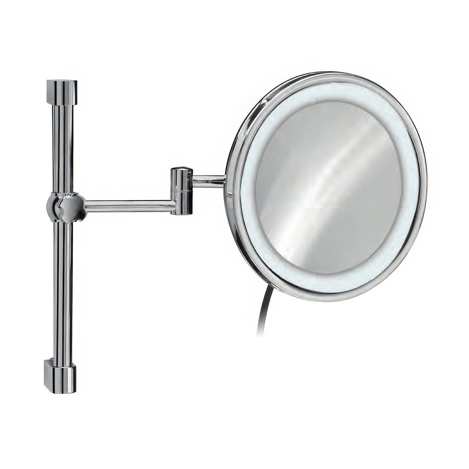 Gương trang điểm treo tường Ø230mm LED lạnh/ấm Windisch - 99289/99259