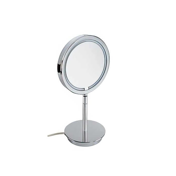 Gương trang điểm để bàn có đèn LED ánh sáng trắng lạnh, Ø210mm Windisch - 99621
