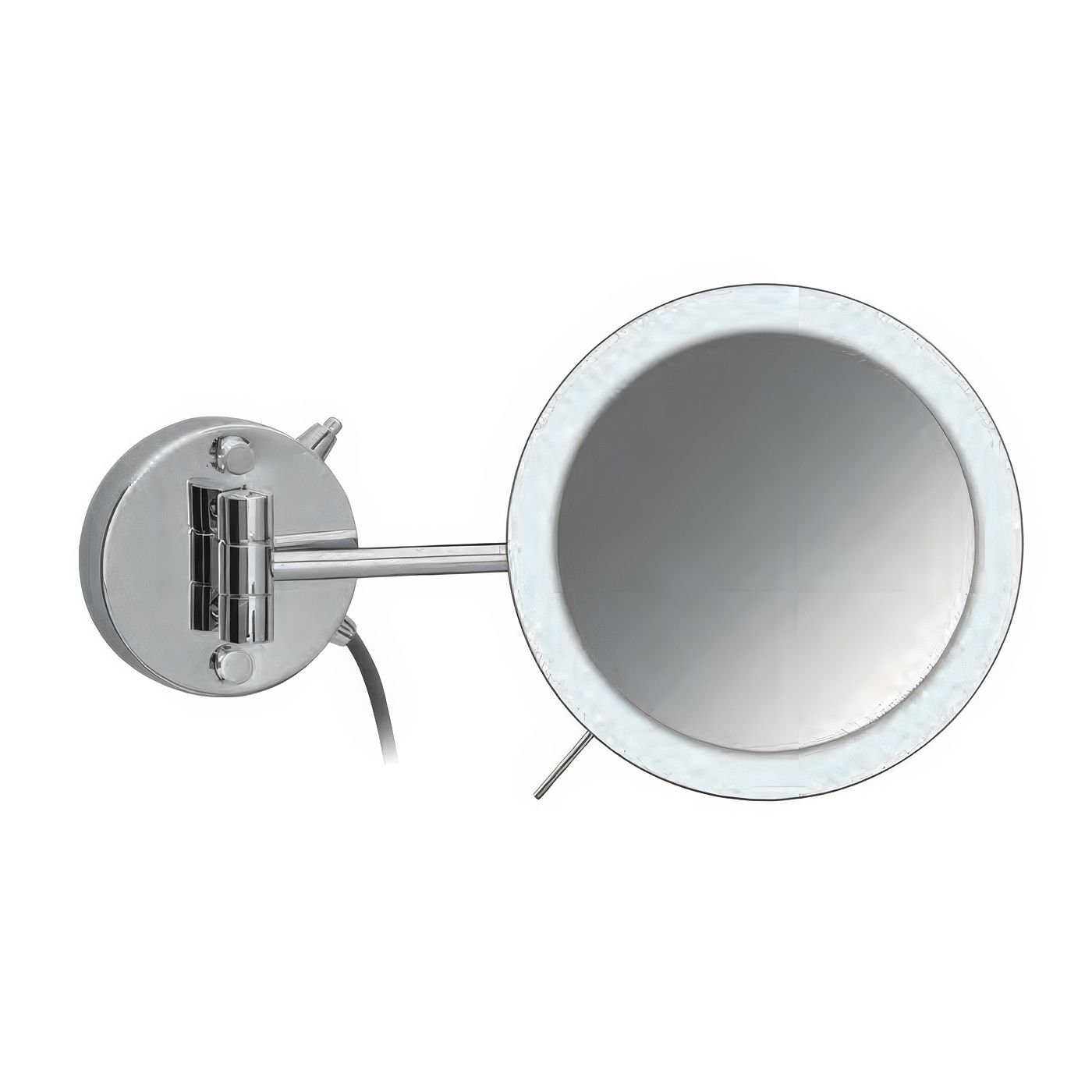 Gương trang điểm treo tường Ø200mm LED lạnh/ấm Windisch - 99650-1/99654-1