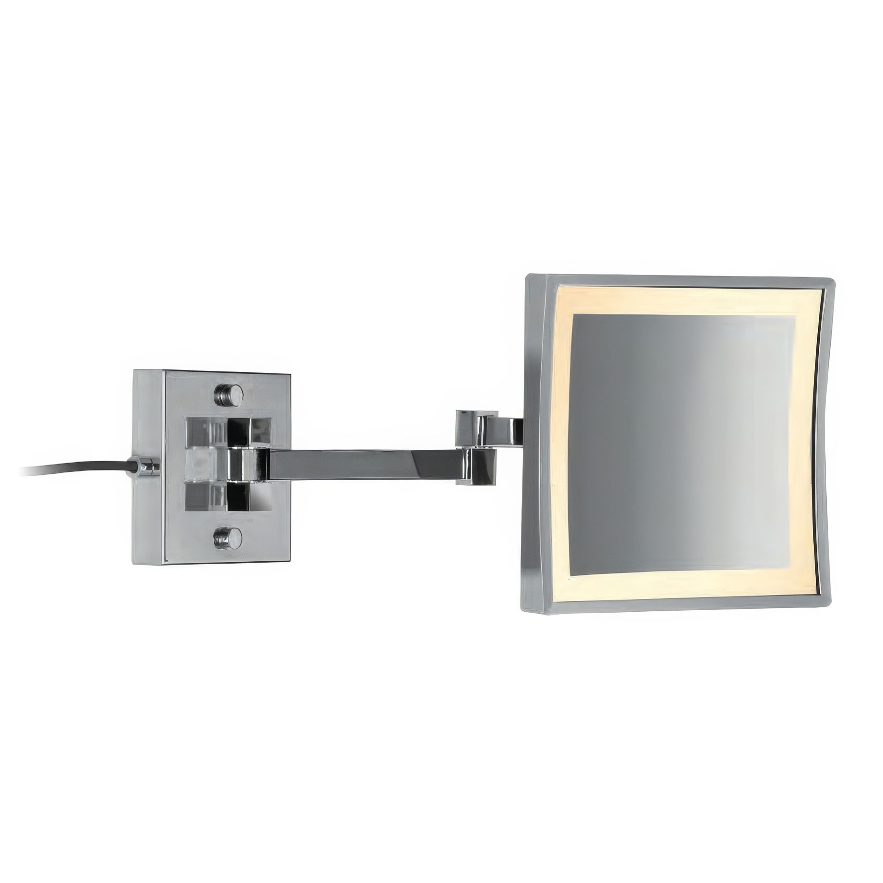 Gương trang điểm treo tường hình vuông LED lạnh/ấm Windisch - 99667-2/99659-2