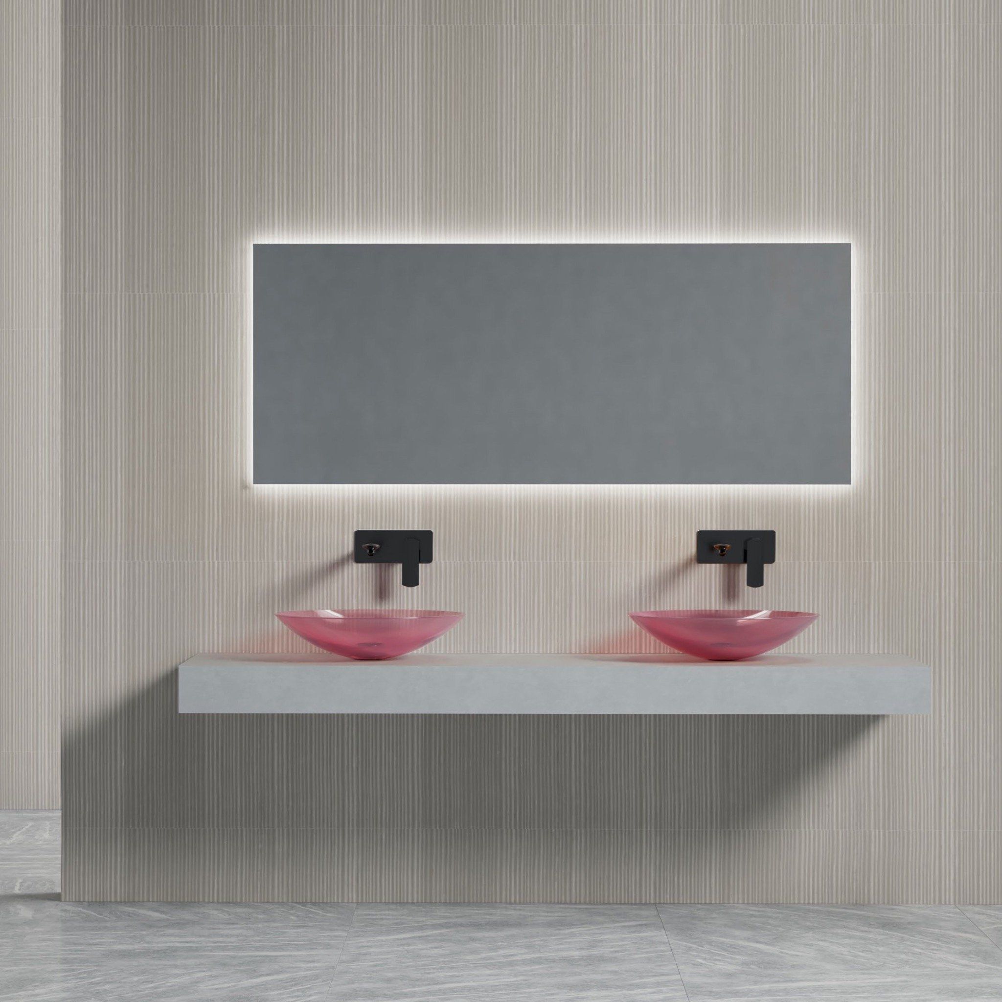 Chậu lavabo đặt bàn trong suốt - A02T