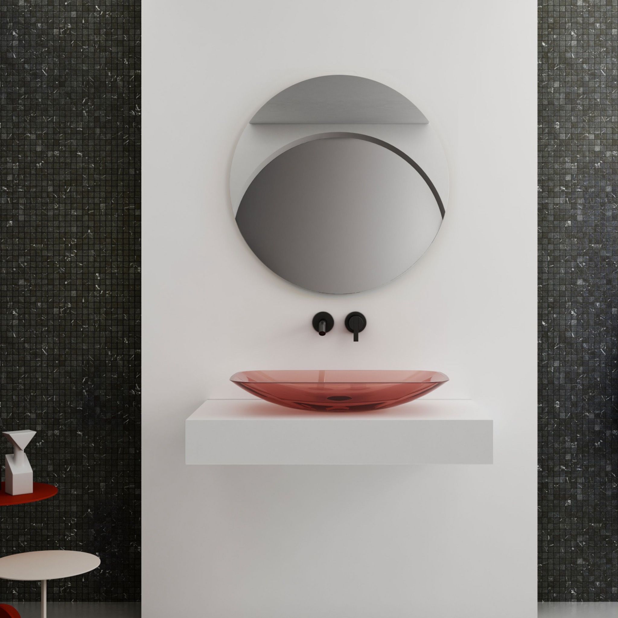 Chậu lavabo đặt bàn trong suốt - A06T