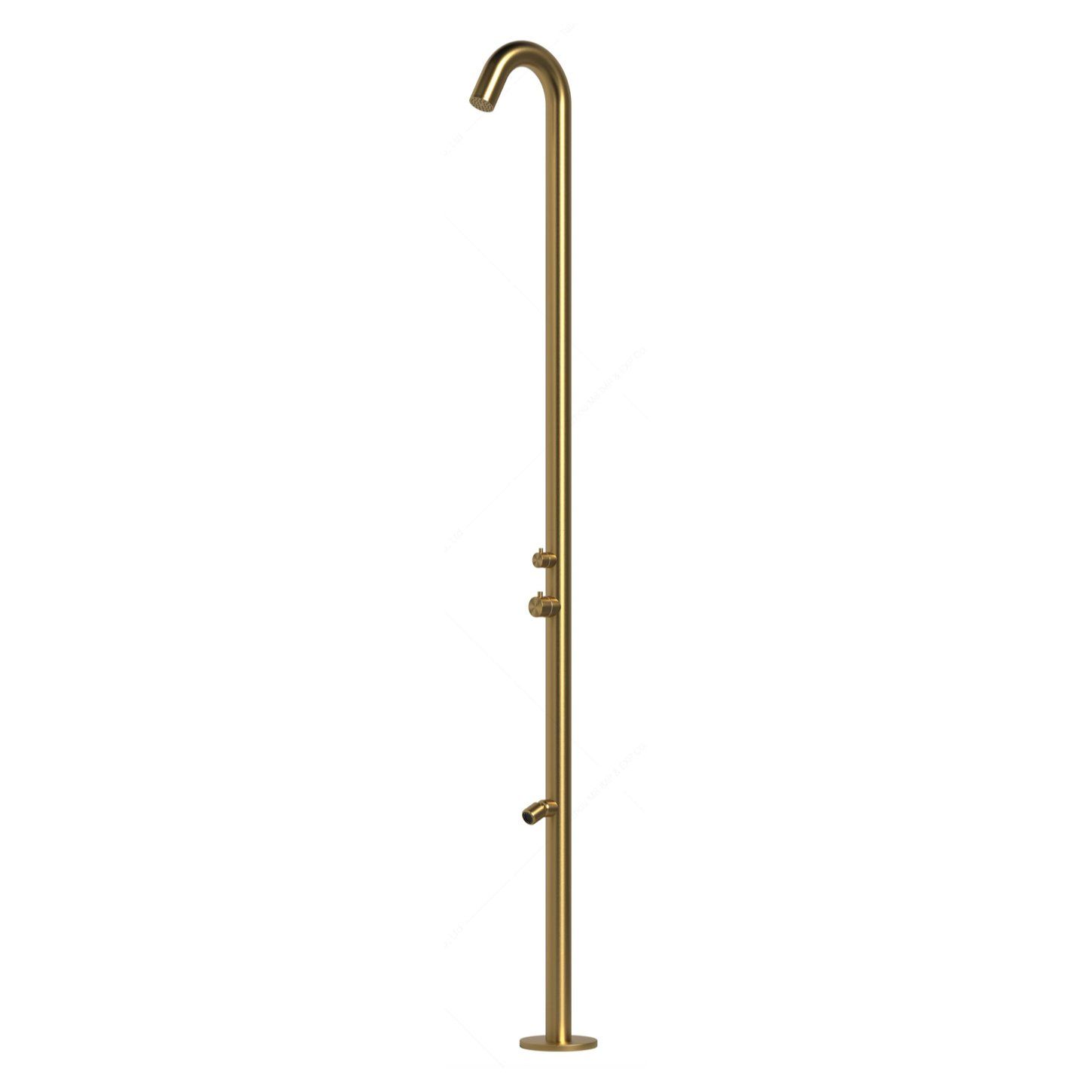 Sen cây ngoài trời có vòi rửa chân bằng stainless steel 316L - A1002MS