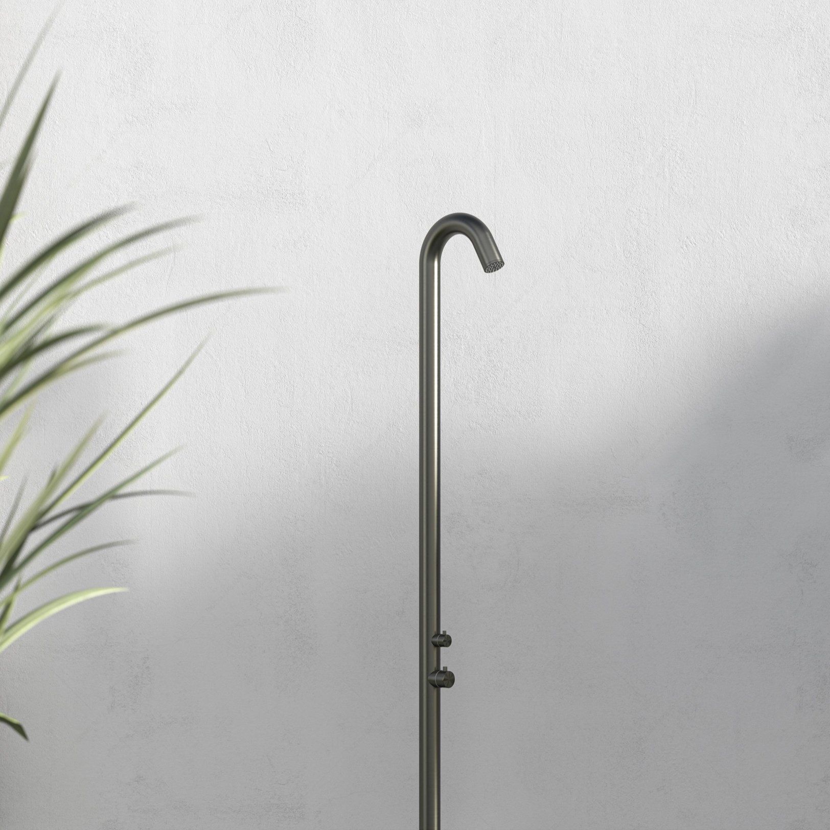 Sen cây ngoài trời có vòi rửa chân bằng stainless steel 316L - A1002MS