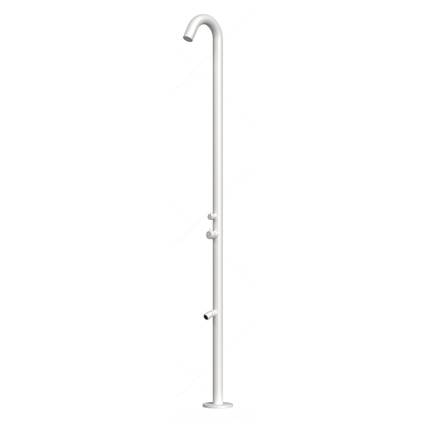 Sen cây ngoài trời có vòi rửa chân bằng stainless steel 316L - A1002MS