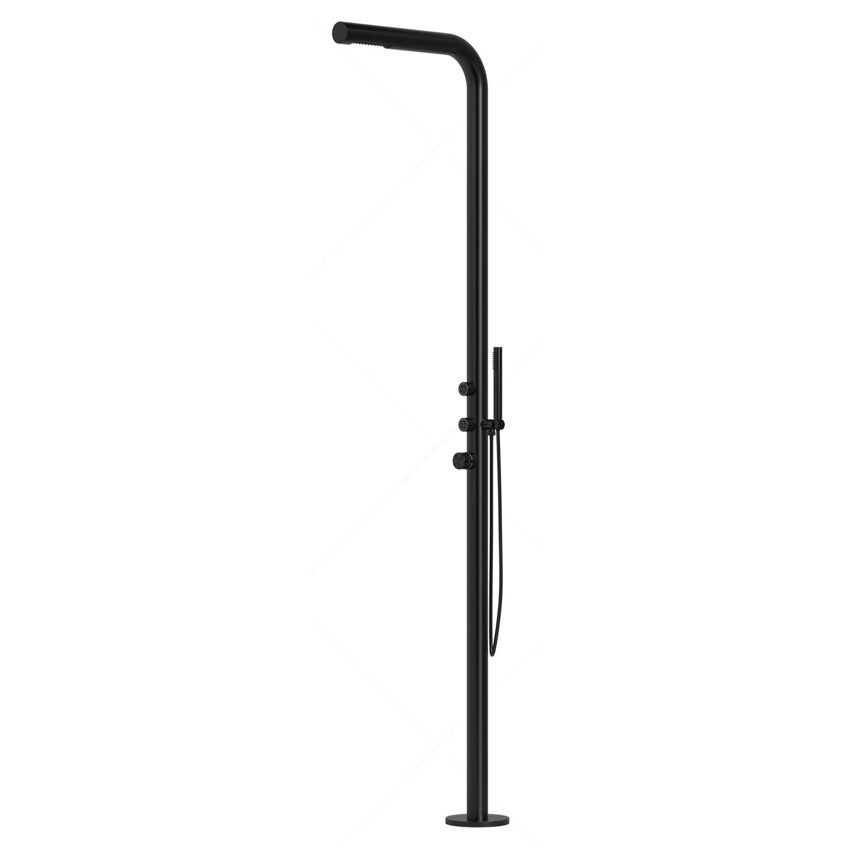 Sen cây ngoài trời có vòi sen cầm tay bằng stainless steel 316L - A1016MS