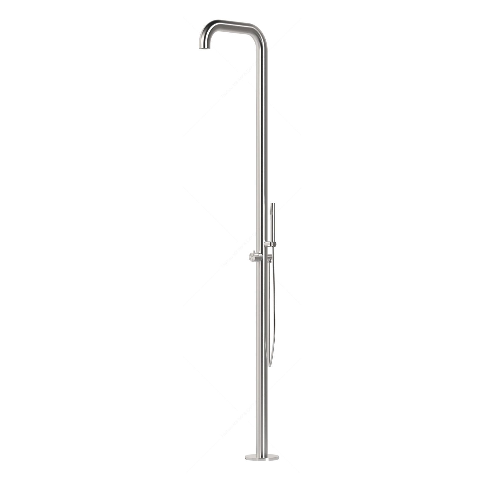 Sen cây ngoài trời có vòi sen cầm tay bằng stainless steel 316L - A1017MS