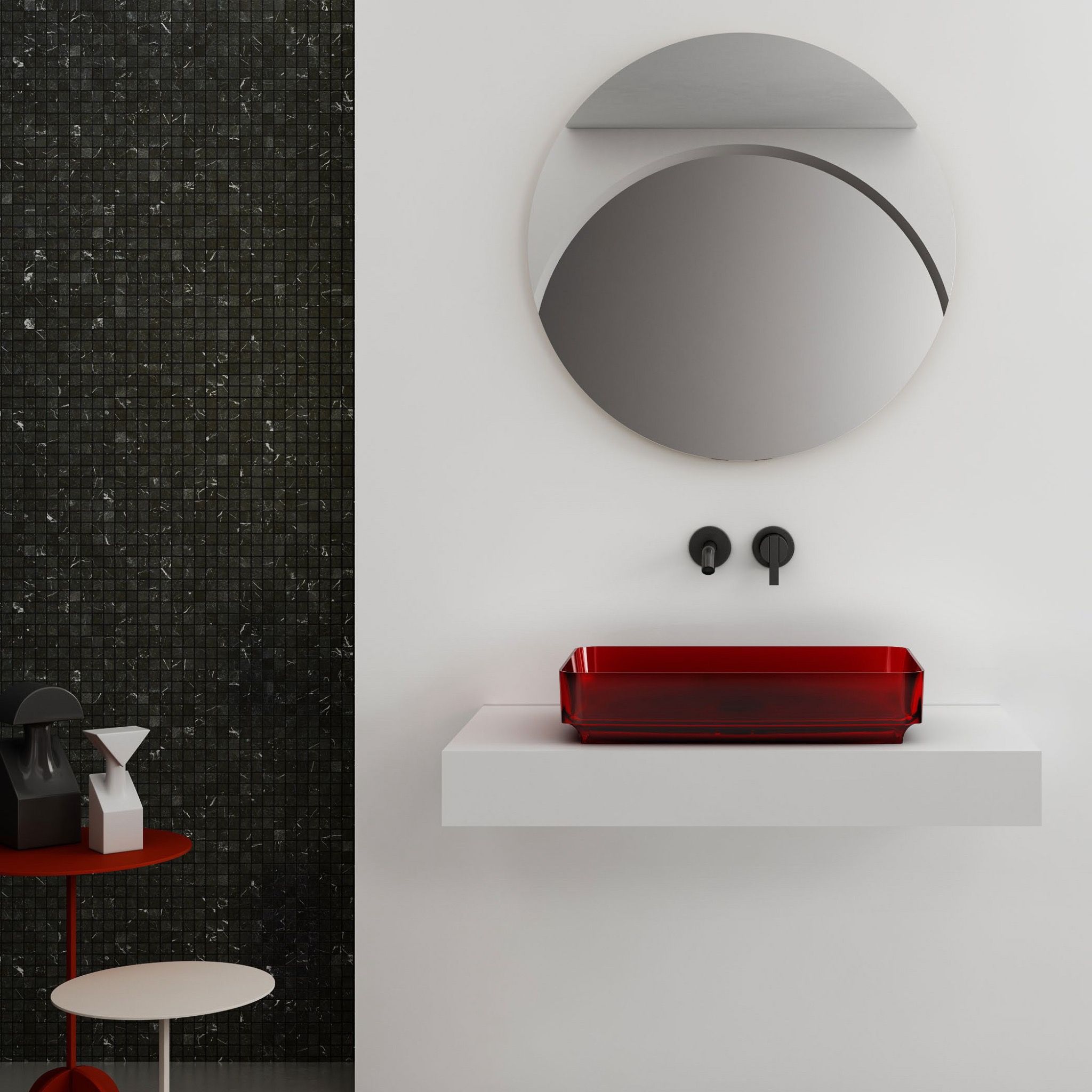 Chậu lavabo đặt bàn trong suốt - A109T
