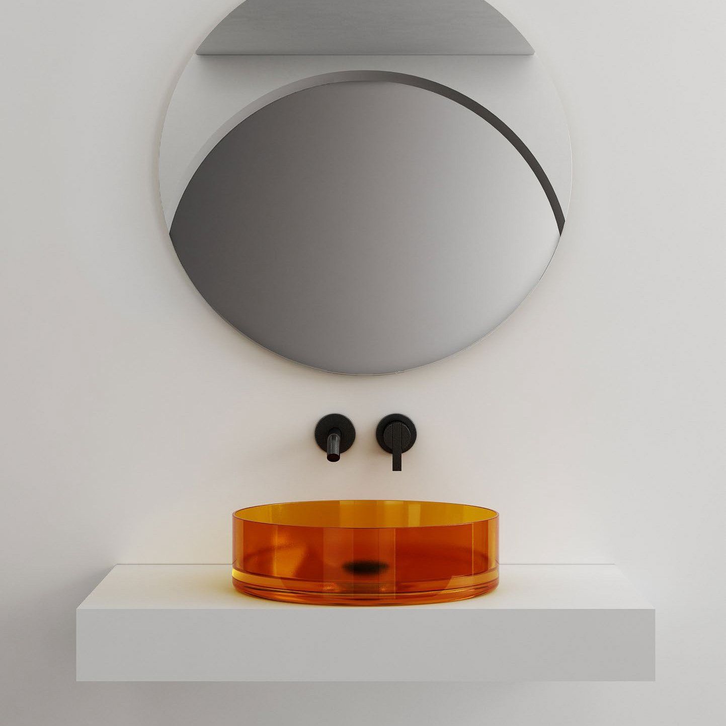 Chậu lavabo đặt bàn trong suốt - A10T