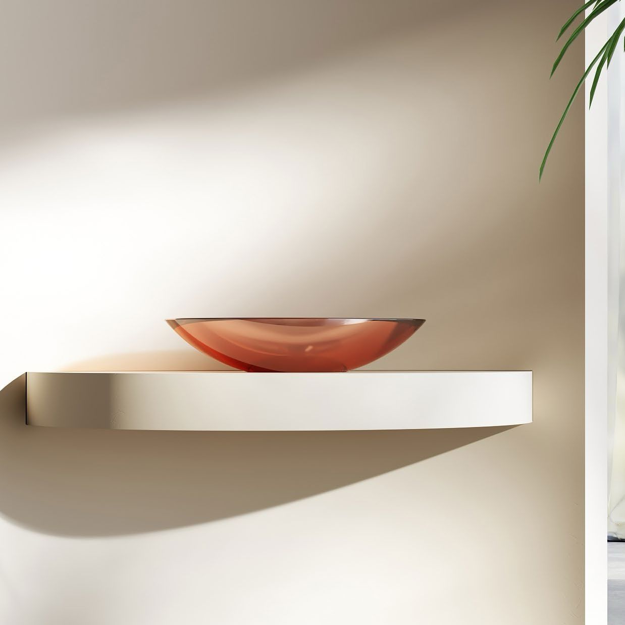 Chậu lavabo đặt bàn trong suốt - A23T