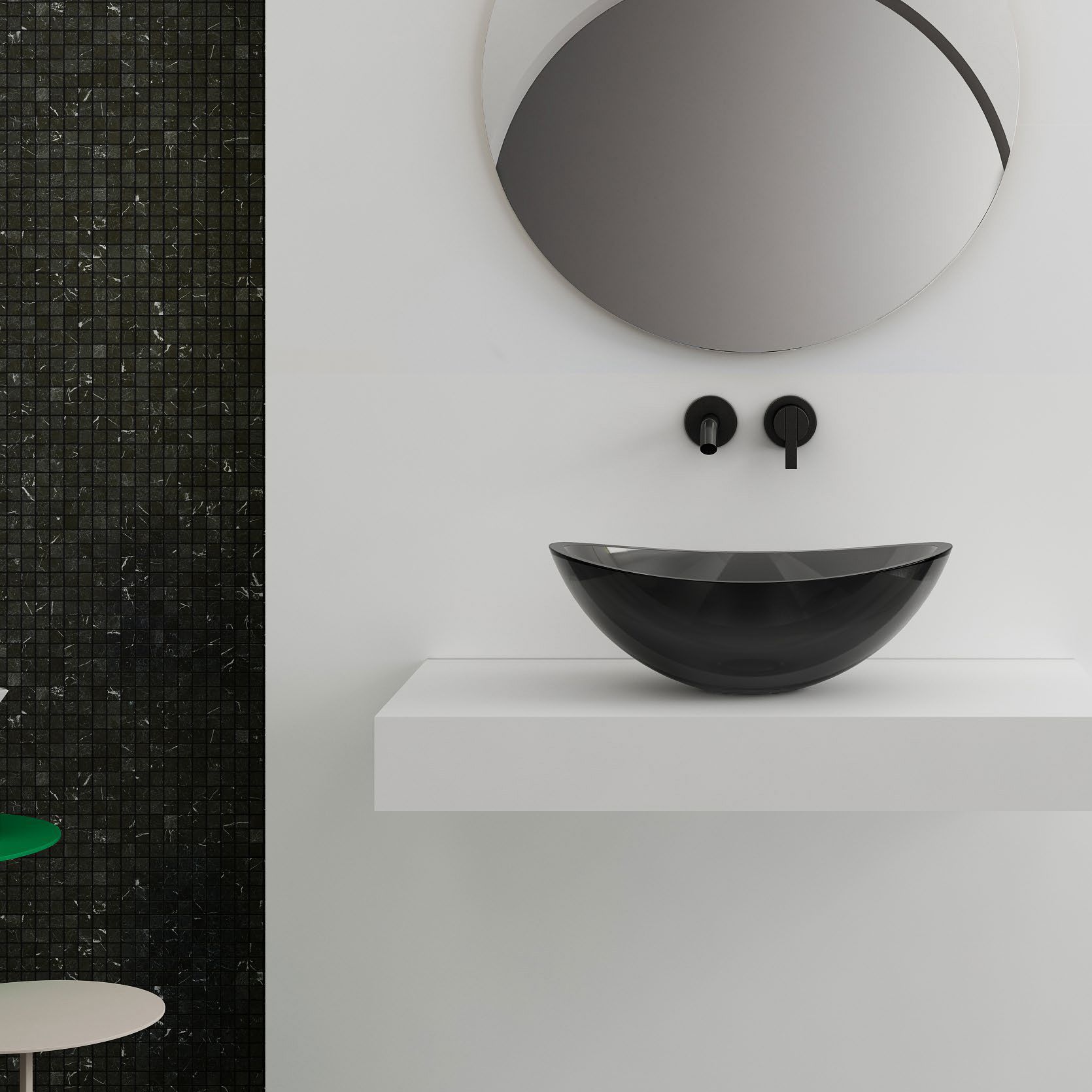 Chậu lavabo đặt bàn trong suốt - A29T