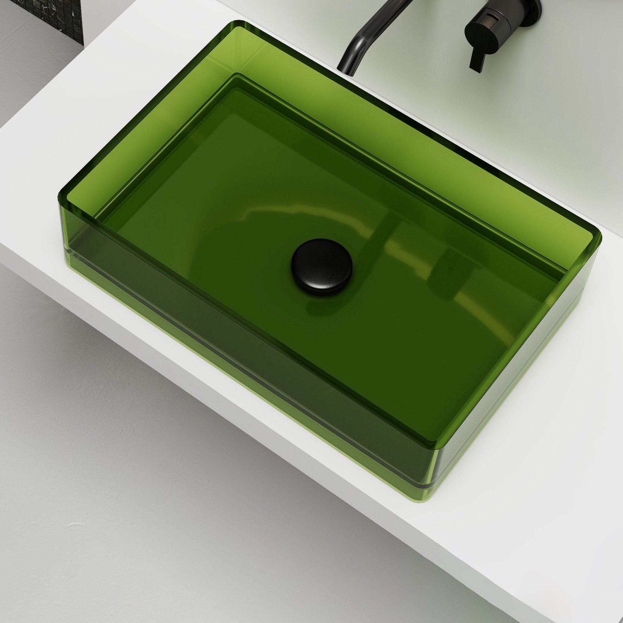 Chậu lavabo đặt bàn trong suốt - A30T