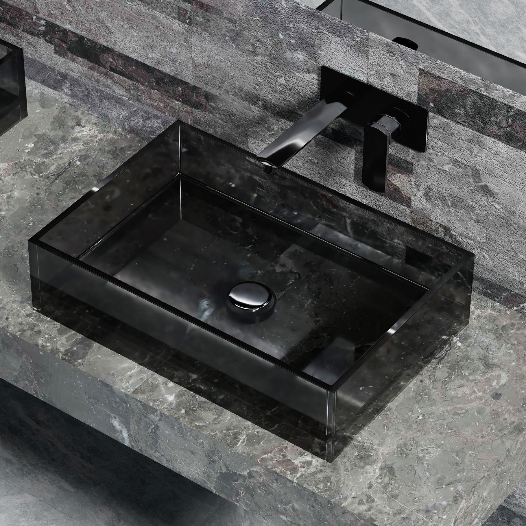 Chậu lavabo đặt bàn trong suốt - A32AT