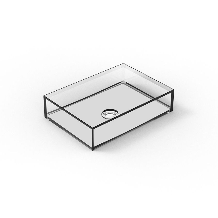 Chậu lavabo đặt bàn trong suốt - A32CT