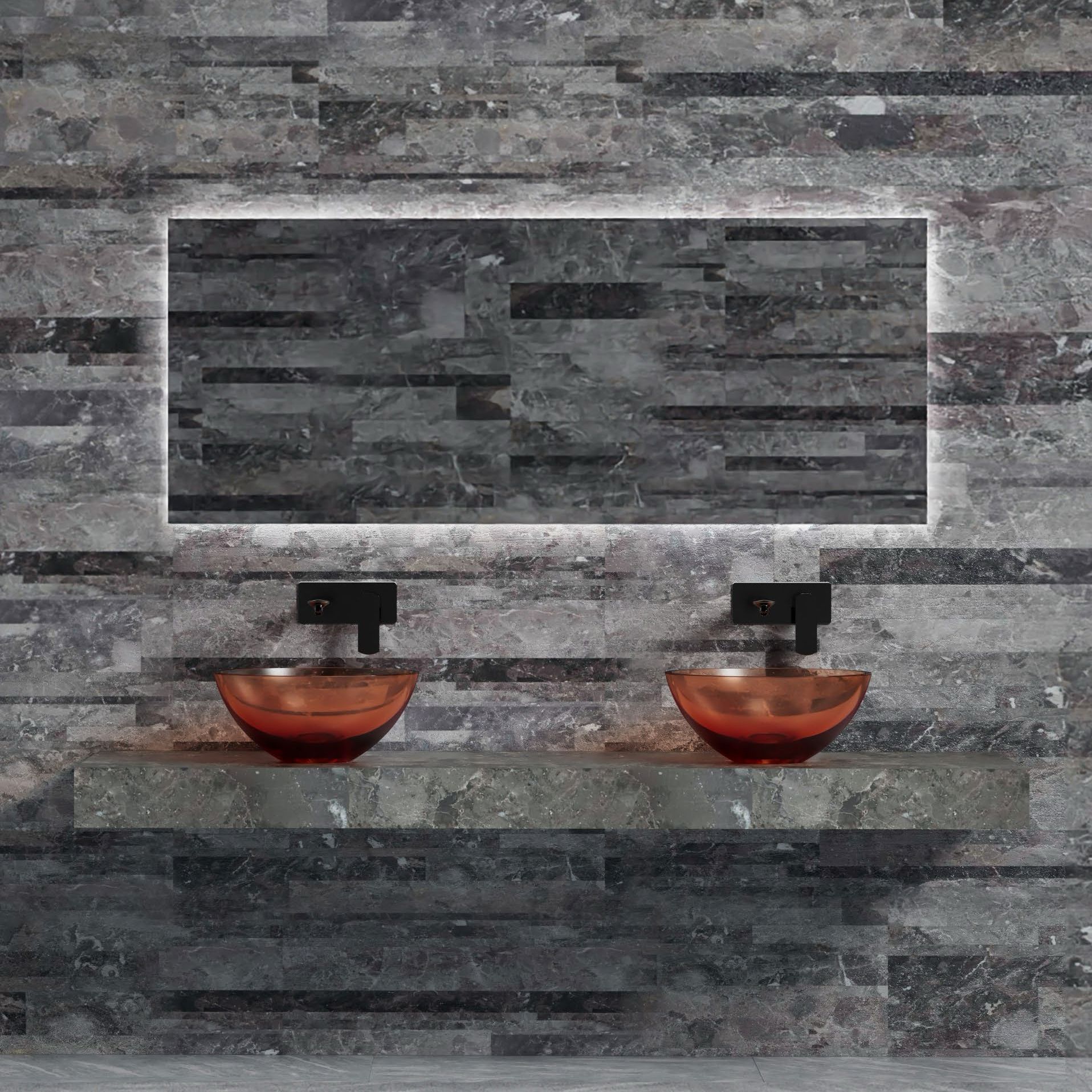Chậu lavabo đặt bàn trong suốt - A50T