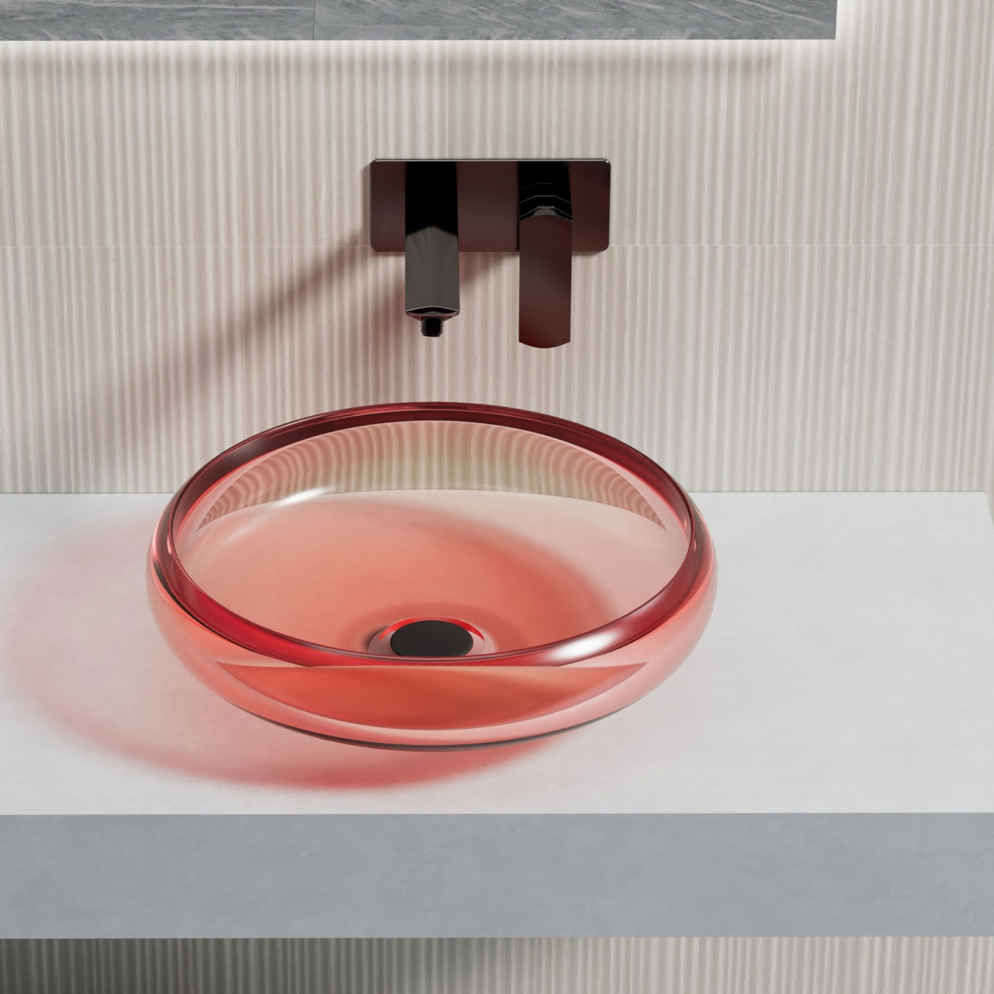 Chậu lavabo đặt bàn trong suốt - A70T